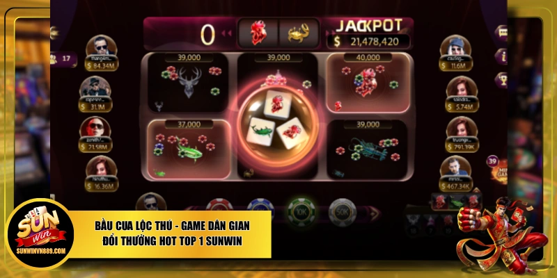 Bầu Cua Lộc Thú - Game Dân Gian đổi thưởng Hot top 1 SUNWIN