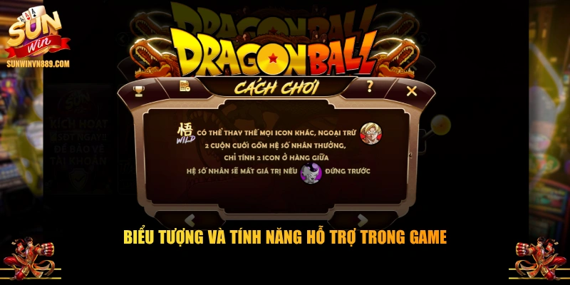 Biểu tượng và tính năng hỗ trợ trong game