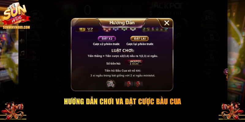 Hướng dẫn chơi và đặt cược Bầu Cua