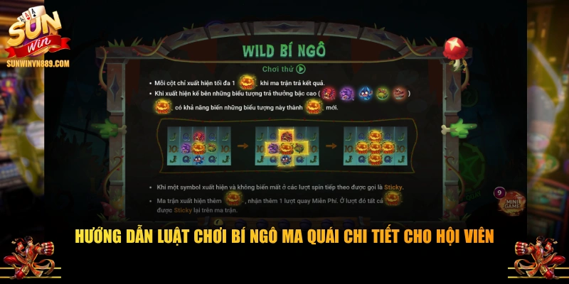 Hướng dẫn luật chơi bí ngô ma quái chi tiết cho hội viên