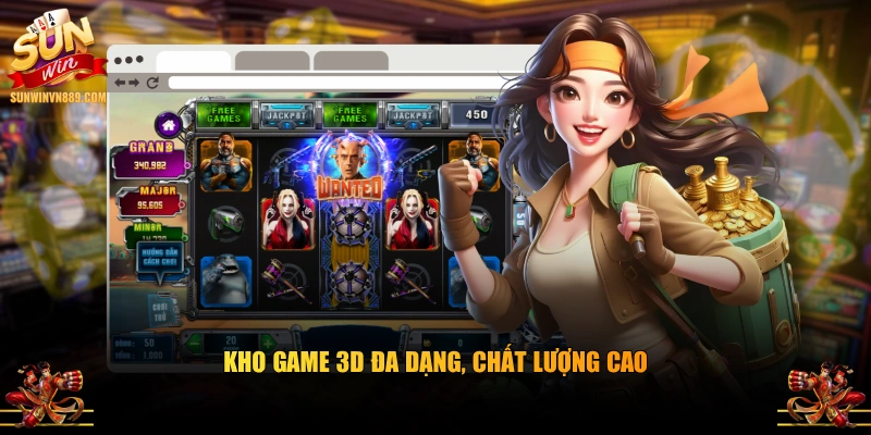 Kho game 3D đa dạng, chất lượng cao
