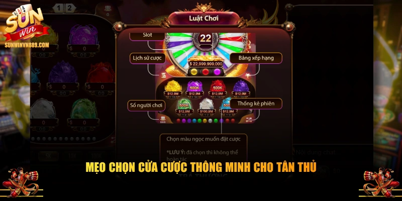 Mẹo chọn cửa cược thông minh cho tân thủ