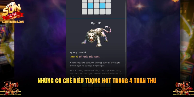 Những cơ chế biểu tượng hot trong 4 Thần Thú