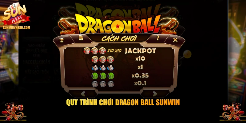 Quy trình chơi Dragon Ball SUNWIN